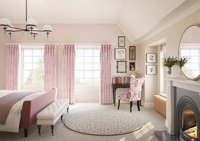 Bamboo Candy, Green Pink - Made To Measure Curtains - Image 14